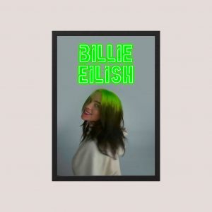 Cuadro Billie Eilish Modelo 01 - Tamaño A4 20x30 Cm