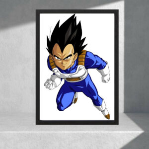 Cuadro Decorativo Dragon Ball Z - Vegeta 08 - A3 30x40 Cm