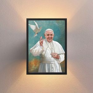 Cuadro Papa Francisco - Modelo 08 - Tamaño A3 30x40 Cm