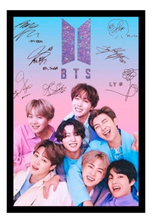 Cuadro Decorativo Musica - Bts 04 - A3 30x40