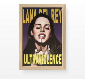 Cuadro Poster Lana Del Rey Tamaño A3 30x40 Cm - Arte Fan