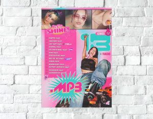 Poster Lámina Decorativa Emilia Mernes 22 Tamaño A3 30x42 Cm