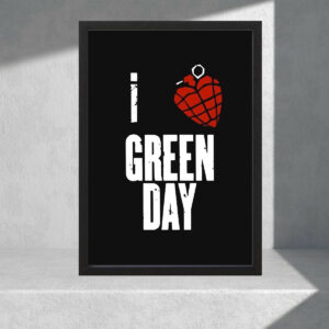 Cuadro Decorativo Musica - Green Day 10 - A3 30x40