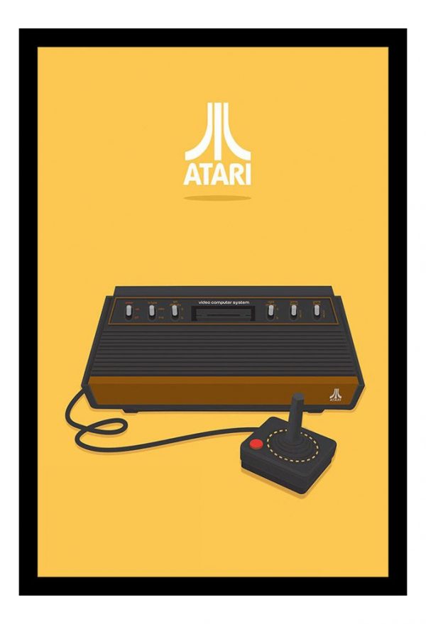 Cuadro Decorativo Videojuegos - Atari 07 - A3 30x40 Cm