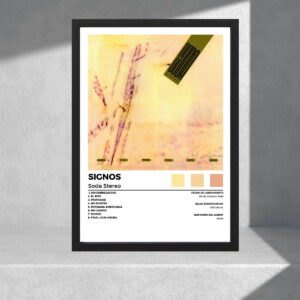 Cuadro Decorativo Soda Stereo - Signos - A3 30x40 Cm