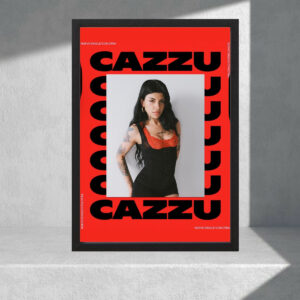 Cuadro Decorativo Música - Cazzu 03 - Tamaño A3 30x40