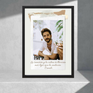 Cuadro Decorativo Musica - Camilo 07 - A3 30x40