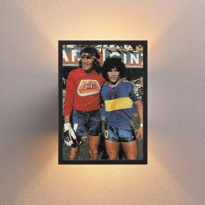 Cuadro Decorativo Boca - Hugo Loco Gatti 03 - A3 30x40 Cm