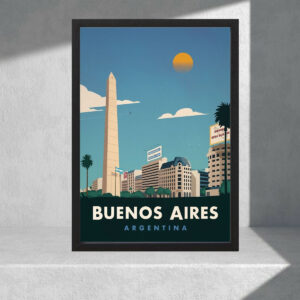 Cuadro Decorativo Paisajes - Obelisco - A3 30x40 Cm