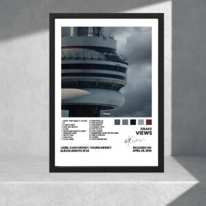 Cuadro Decorativo Musica - Drake - Modelo 13 - A3 30x40