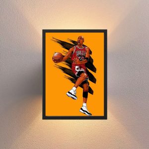 Cuadro Decorativo Michael Jordan 03 - Tamaño A3 30x40 Cm