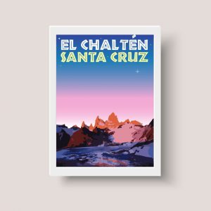 Cuadro Paisaje El Chalten, Santa Cruz Argentina - A4 20x30