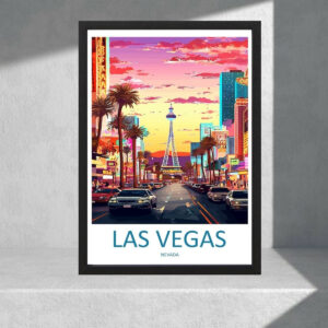 Cuadro Decorativo Paisajes - Las Vegas, Usa 02 - A3 30x40 Cm