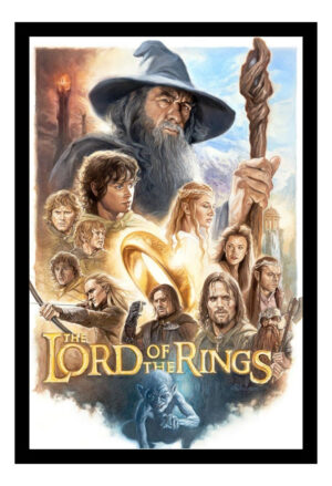 Cuadro Decorativo Cine - El Señor De Los Anillos 12 A3 30x40