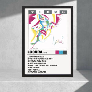 Cuadro Decorativo Virus Locura (1985) - A3 30x40 Cm