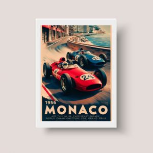 Cuadro Poster Gp Monaco, Formula 1, A3 30x40