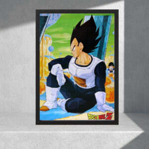 Cuadro Decorativo Dragon Ball Z - Vegeta 04 - A3 30x40 Cm