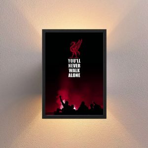 Cuadro Decorativo Liverpool Fc 13 - Tamaño A3 30x40 Cm