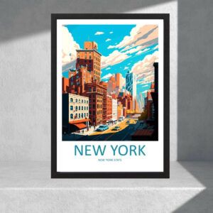 Cuadro Decorativo Paisajes - New York, Usa - A3 30x40 Cm