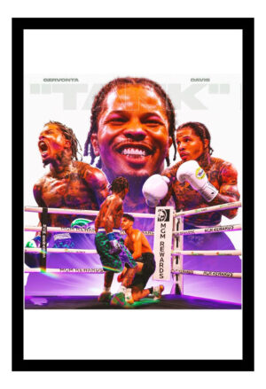 Cuadro Decorativo Boxeo - Gervonta Davis 02 - A3 30x40