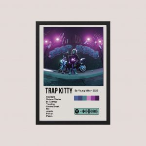 Cuadro Young Miko, Trap Kitty - Tamaño A3 30x40 Cm