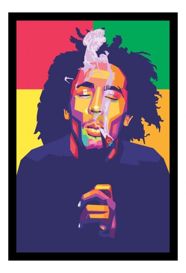 Cuadro Decorativo Musica - Bob Marley 04 - A3 30x40 Cm