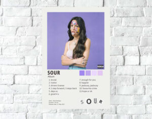 Poster Lámina Decorativa Olivia Rodrigo 06 Tamaño A3 30x42cm