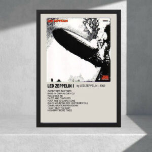 Cuadro Decorativo Musica - Led Zeppelin 02 - A3 30x40