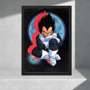 Cuadro Decorativo Dragon Ball Z - Vegeta 05 - A3 30x40 Cm