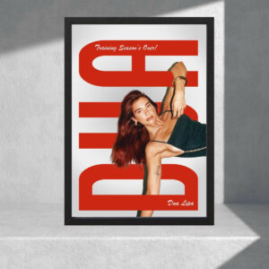 Cuadro Decorativo - Dua Lipa 01 - Tamaño A3 30x40 Cm