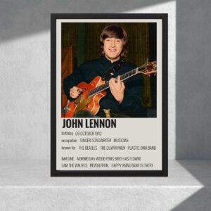 Cuadro Decorativo Jhon Lennon 05 - Tamaño A3 30x40