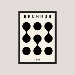 Cuadro Decorativo Arte Moderno Bauhaus 10, Tamaño A3 30x40 Cm