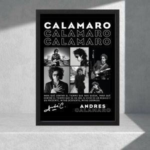 Cuadro Decorativo Andres Calamaro 02 - A3 30x42