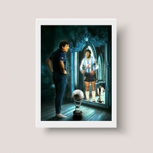 Cuadro Gustavo Costas Racing Sudamericana 2024 - A3 30x40