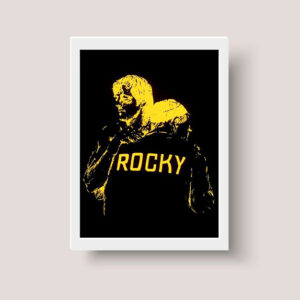 Cuadro Rocky Balboa Mick (rocky 2) A4 - Decorativos Fan Cine