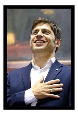 Cuadro Decorativo Axel Kicillof 01 - A3 30x40 Cm