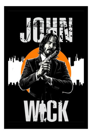 Cuadro Decorativo Cine - John Wick 08 - A3 30x40 Cm