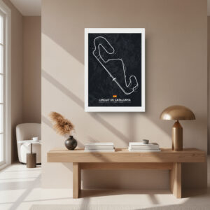 Cuadro Circuito Mont Melo, Gp Catalunya Formula 1 - A4 20x30