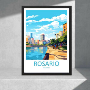 Cuadro Decorativo Paisajes - Rosario 02 - A3 30x40 Cm