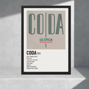 Cuadro Decorativo Musica - Led Zeppelin 03 - A3 30x40
