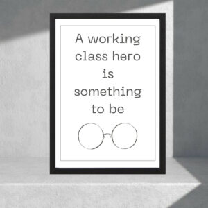 Cuadro Decorativo Jhon Lennon 12 - Tamaño A3 30x40