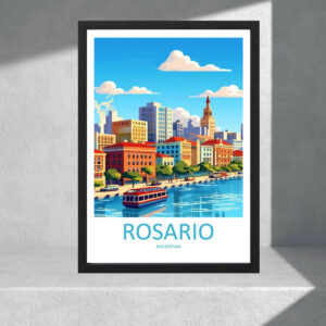 Cuadro Decorativo Paisajes - Rosario 01 - A3 30x40 Cm