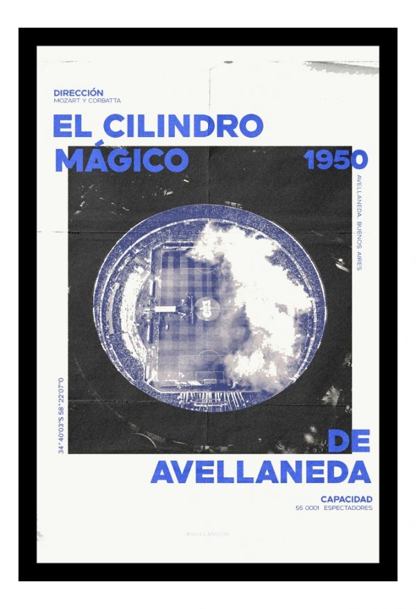 Cuadro Decorativo Futbol - Racing Club 14 - A3 30x40 Cm