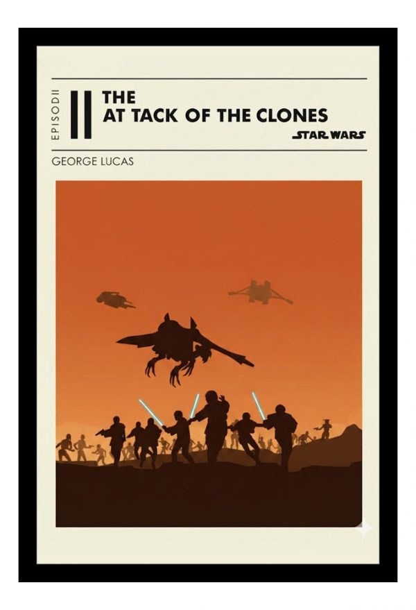 Cuadro Decorativo Star Wars - Episode 2 - A3 30x40 Cm