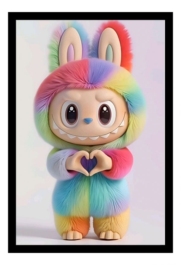 Cuadro Decorativo Infantil - Labubu 04 - Tamaño A3 30x40