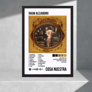 Cuadro Decorativo Rauw Alejandro - Cosa Nuestra - A3 30x40
