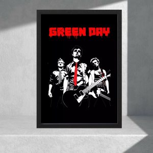 Cuadro Decorativo Musica - Green Day 04 - A3 30x40