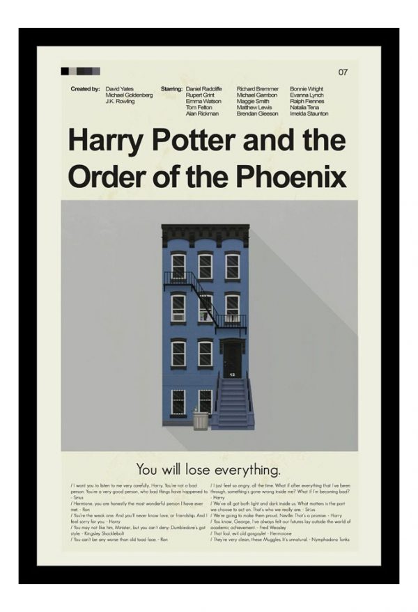 Cuadro Decorativo Cine - Harry Potter 26 - A3 30x40 Cm