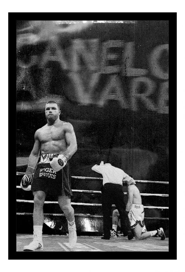 Cuadro Decorativo Boxeo - Canelo Alvarez 11 - A3 30x40 Cm