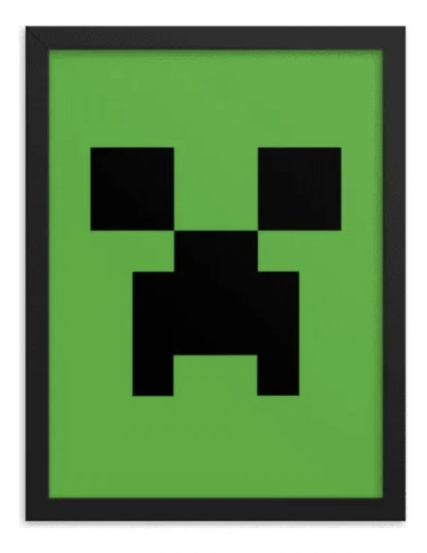 Cuadro Decorativo Videojuegos - Minecraft 02 - A5 15x20